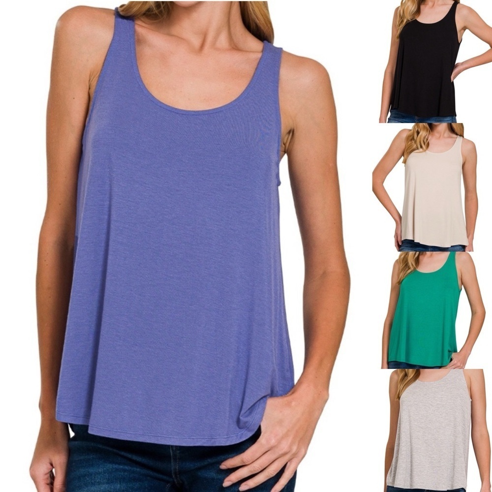 “ Tulum Tank “ Flowy Boho Tank Top | Various